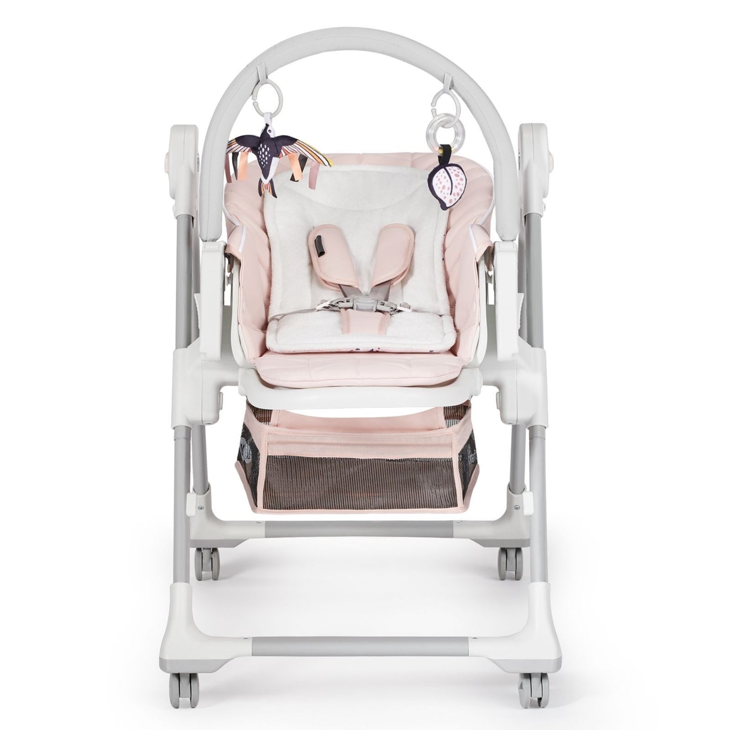 Cadeira alta evolutiva Lastree com arco de jogo Kinderkraft