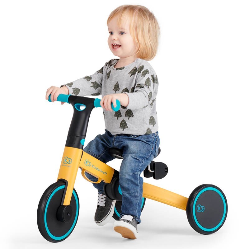 Triciclo de bicicleta evolutiva dobrável Kinderkraft 4Trike