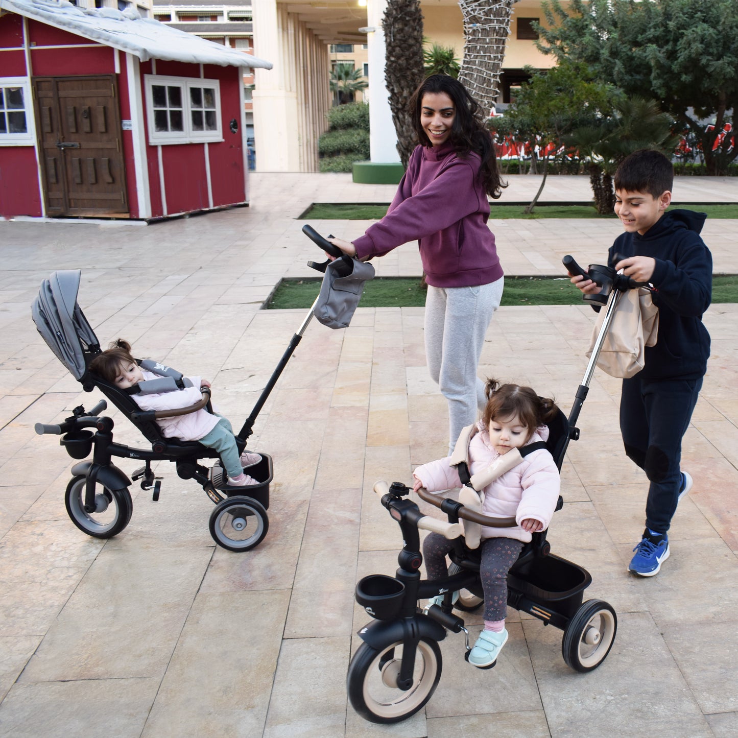 Triciclo Evolutivo Dobrável Twinly SAMI para Bebês