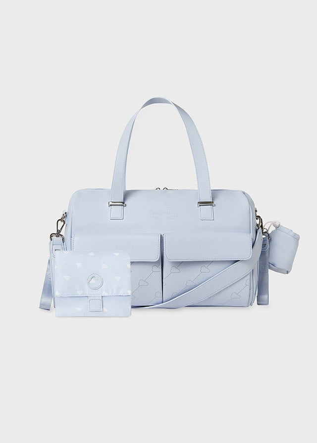 Bolso Maternal con Accesorios Grabado Nube de Mayoral