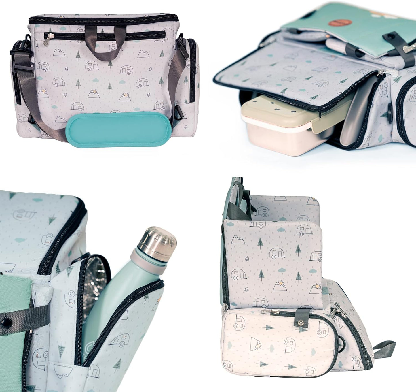 Trona Portátil Bebé 3 en 1: Asiento, mochila y bandolera de Olmitos