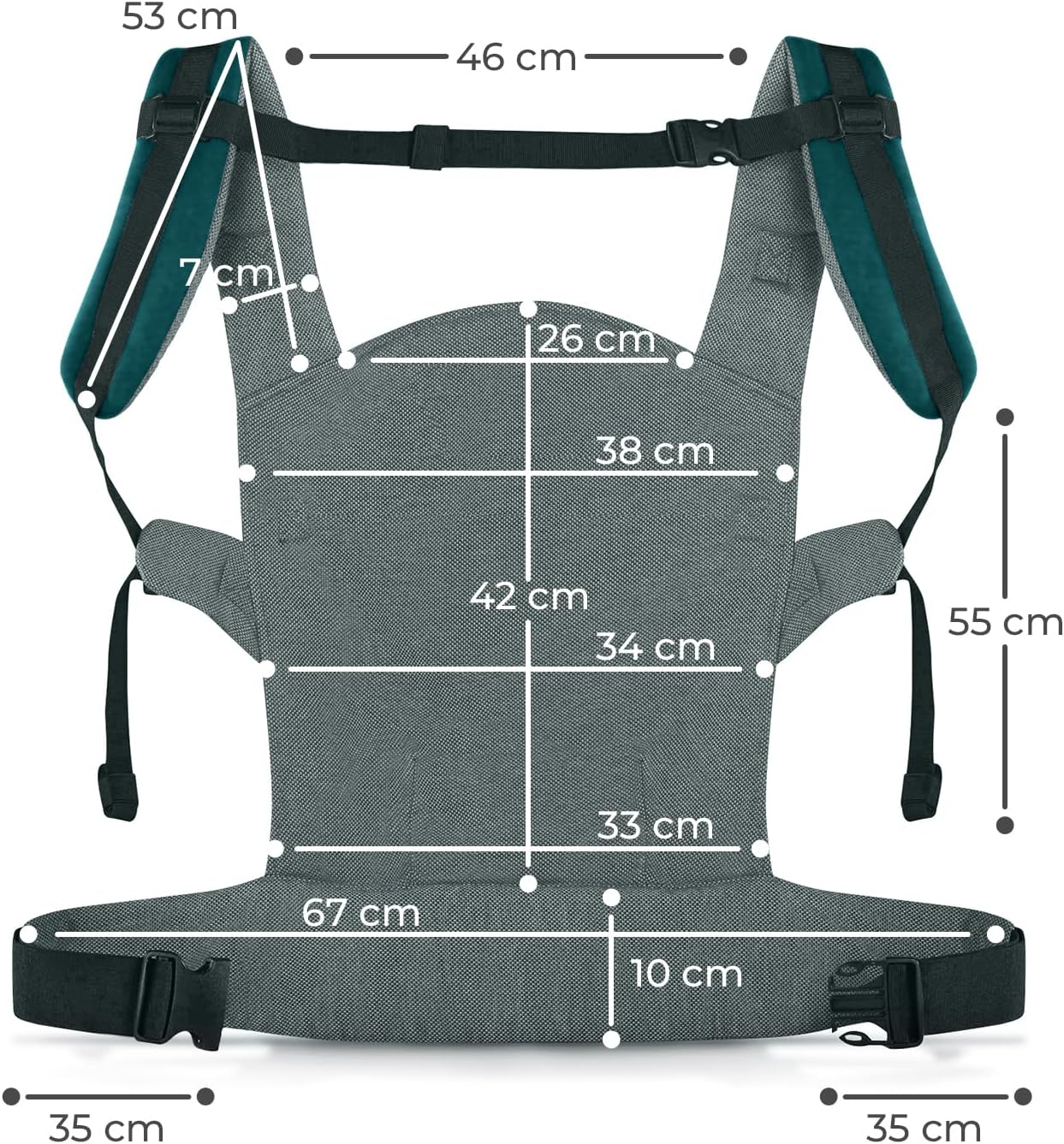 Mochila porta-bebês Kinderkraft Milo