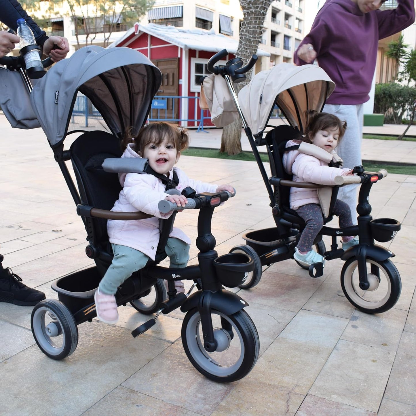 Triciclo Evolutivo Dobrável Twinly SAMI para Bebês