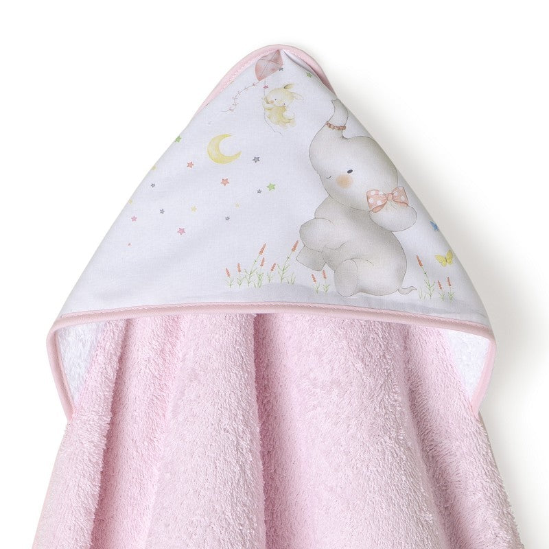 Set Capa de Baño Elefante + Doudou de Interbaby