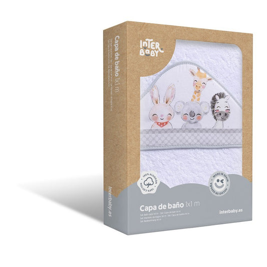 Capa de baño rizo Acuarela de Interbaby