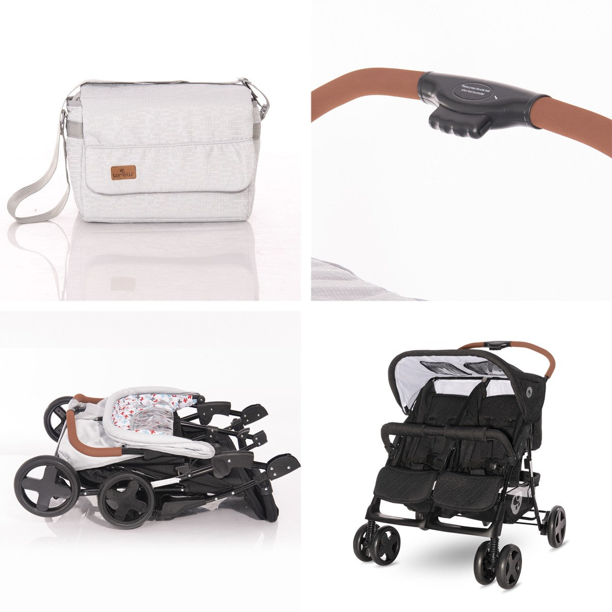 Silla de paseo gemelar Twin de Lorelli