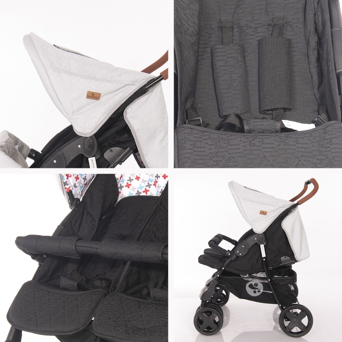 Silla de paseo gemelar Twin de Lorelli