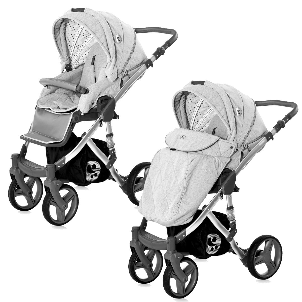 Carrinho de passeio Rimini de 2 peças