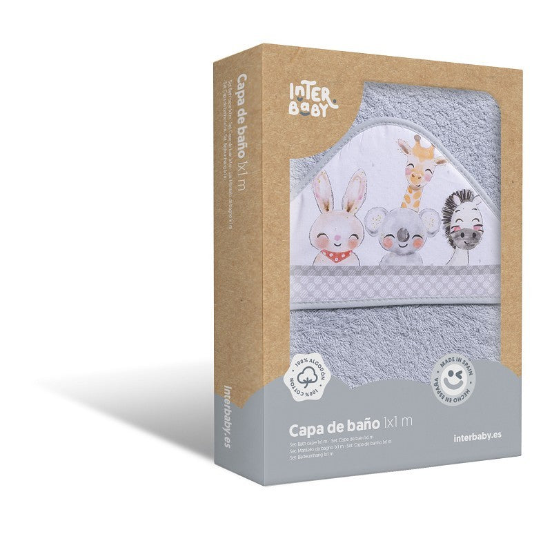 Capa de baño rizo Acuarela de Interbaby