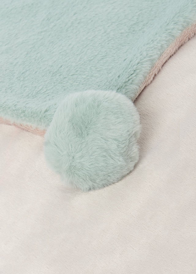 Manta Pelo Pompones de Mayoral