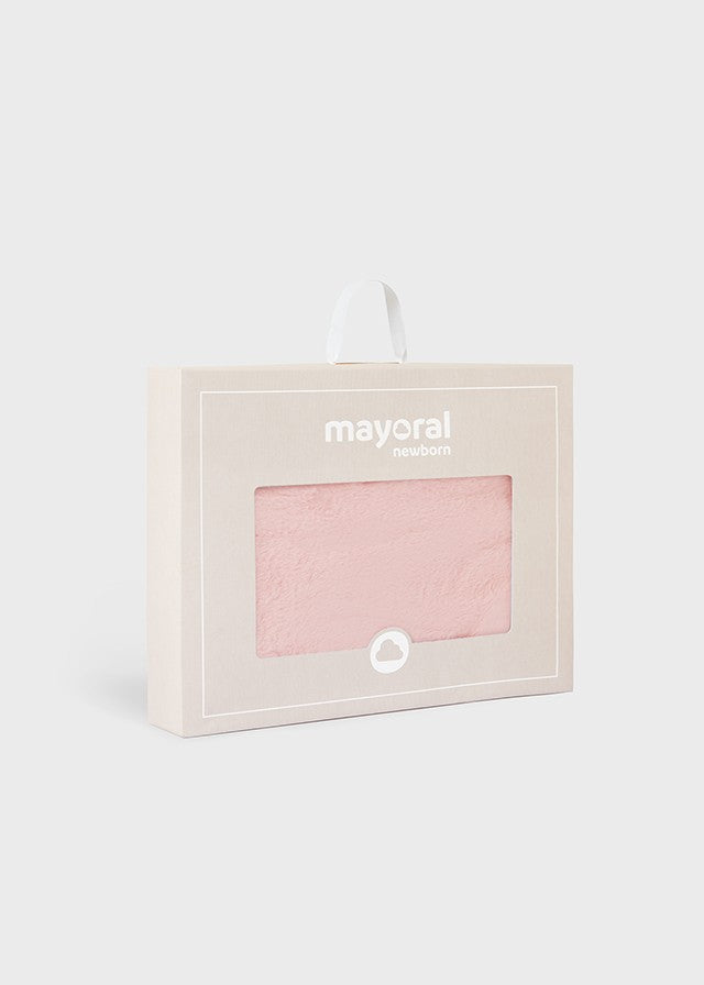 Manta Pelo Pompones de Mayoral