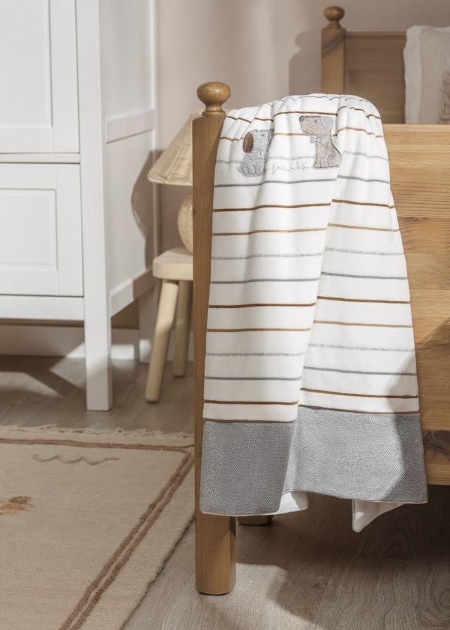 Manta Bordada Mayoral Ecrofriends