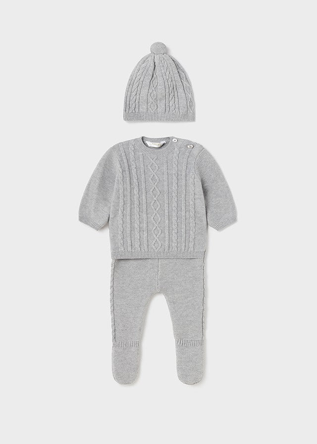 Conjunto Polaina y Gorro de tricot  ECOFRIENDS de Mayoral