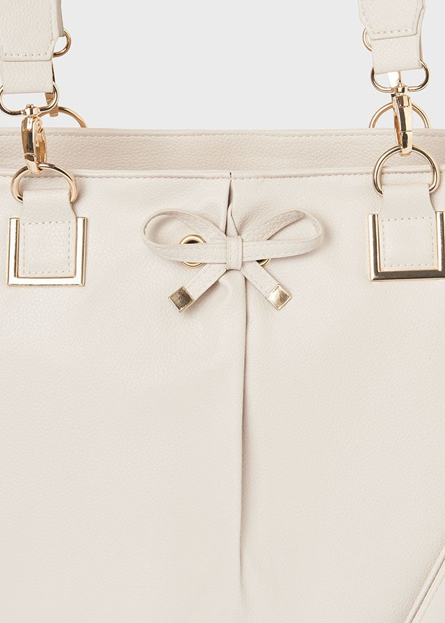 Bolso panera detalle lazo de mayoral