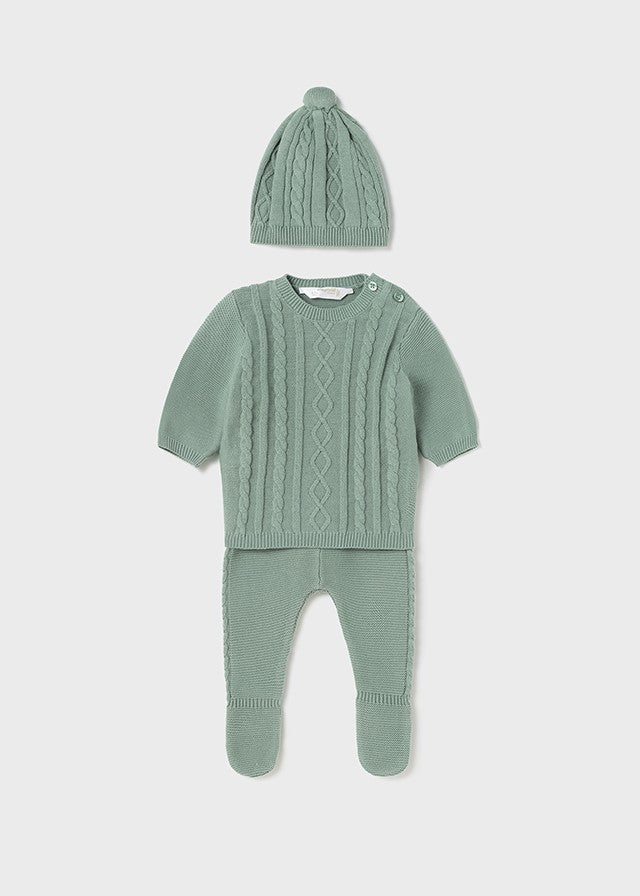 Conjunto Polaina y Gorro de tricot  ECOFRIENDS de Mayoral