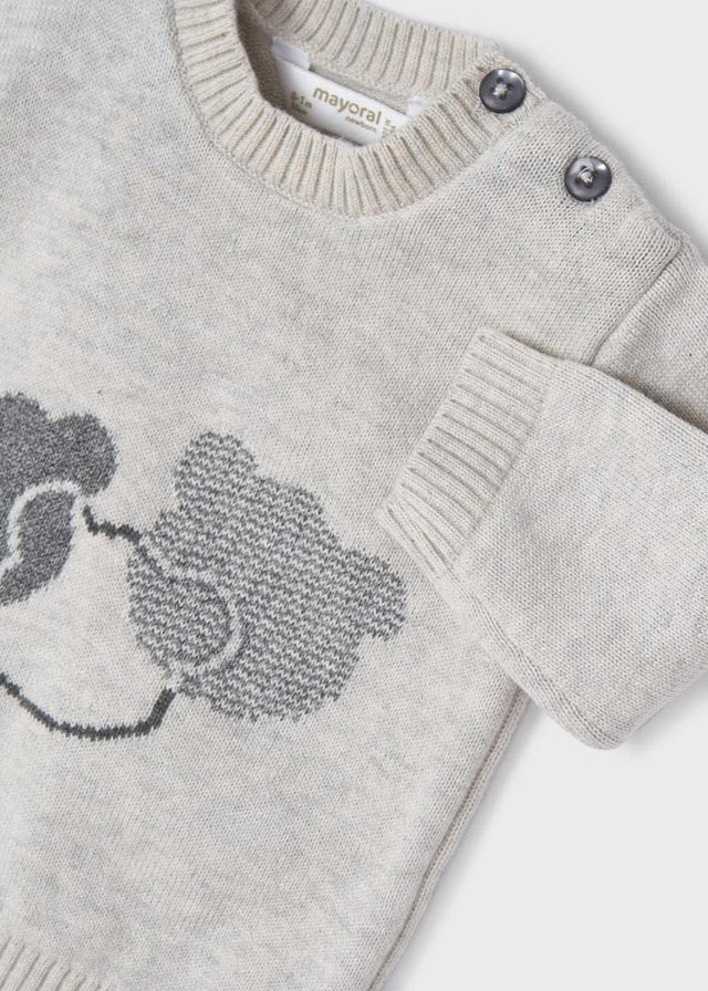 Conjunto de polainas em tricô Mayoral ECOFRIENDS