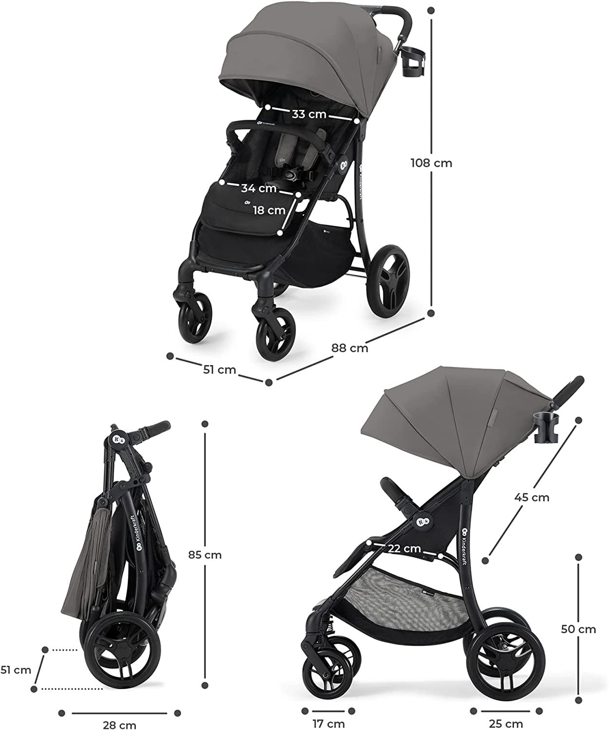 Silla paseo Askoy de Kinderkraf