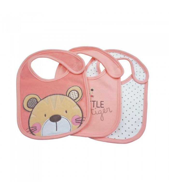 Set 3 Baberos Newborn Tiger de Olmitos