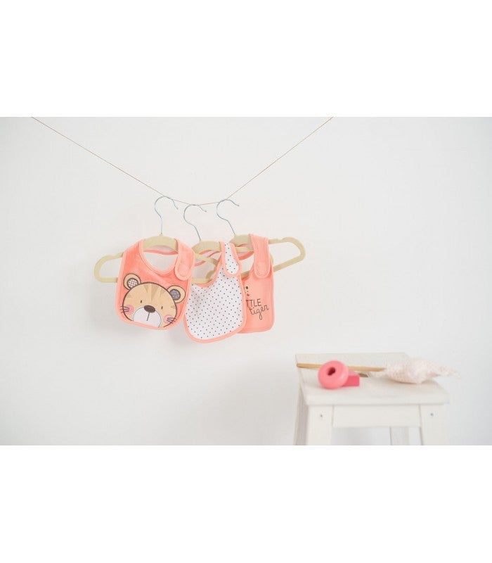 Set 3 Baberos Newborn Tiger de Olmitos