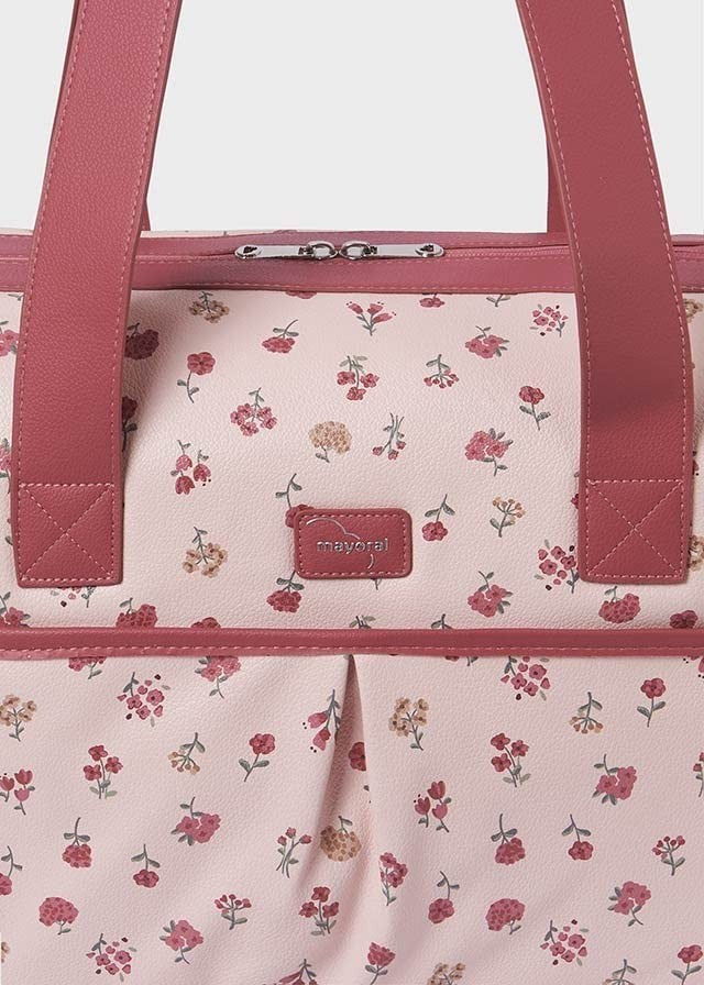 Bolso maternal canastilla estampado de Mayoral