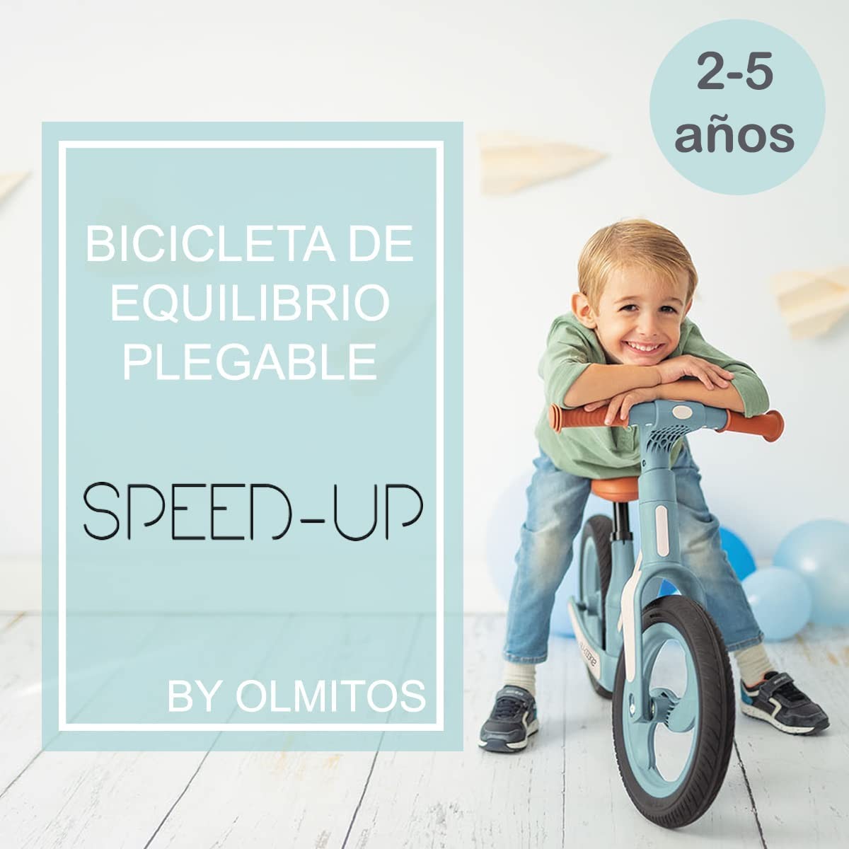 Bicicleta de equilíbrio dobrável acelerada Olmitos