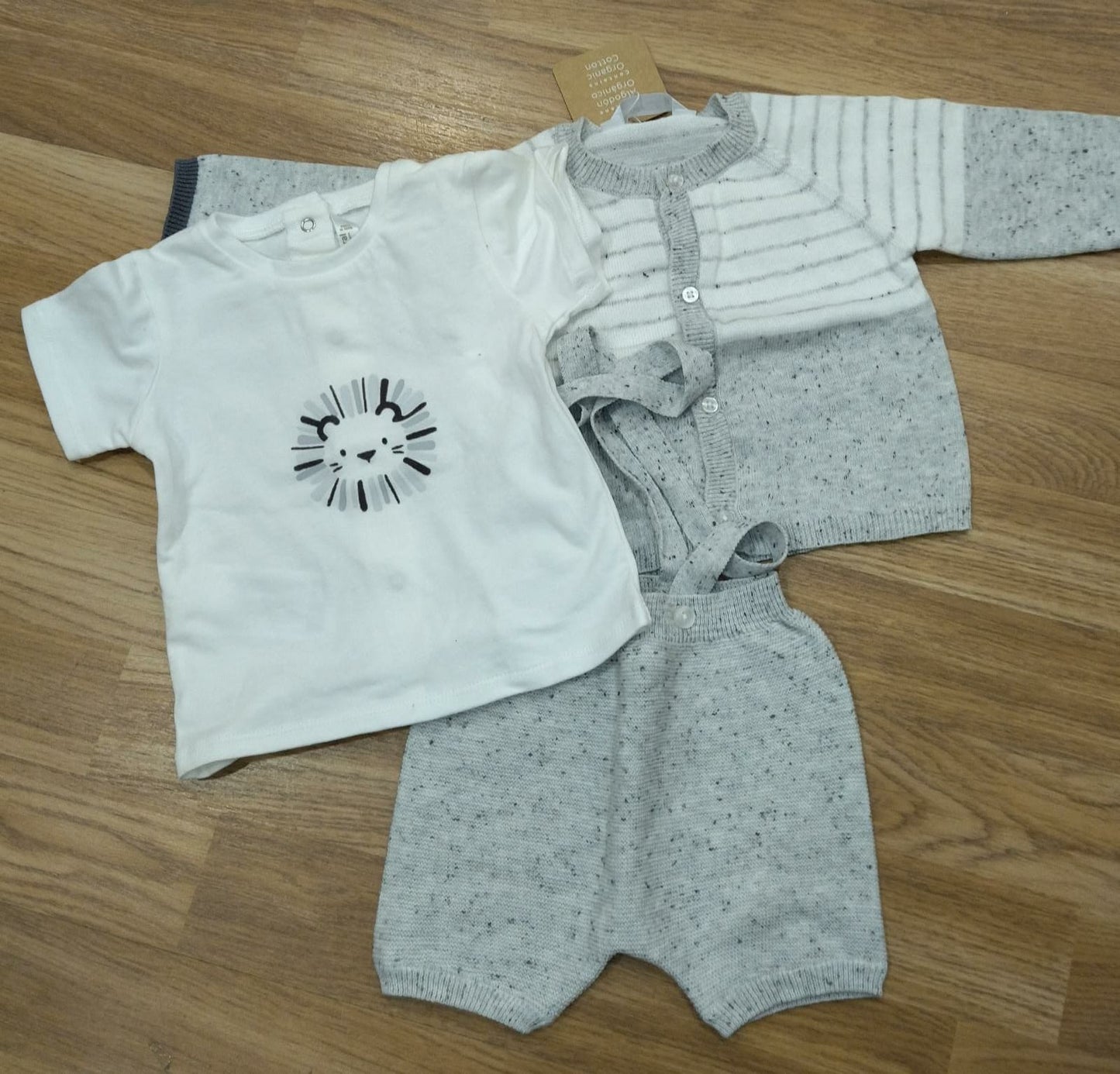 Conjunto 3 piezas ECOFRIENDS corto recién nacido niño de Mayoral 1206