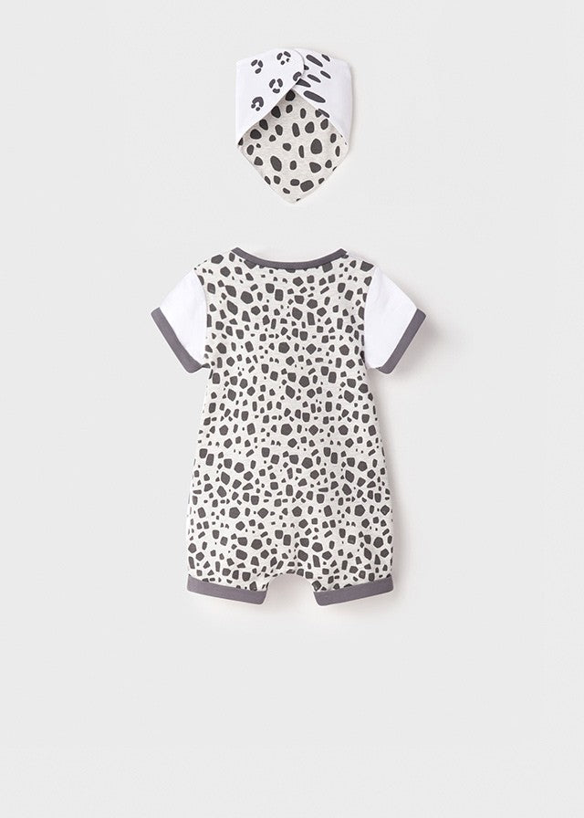 pelele  verano niño estampado safari menta mayoral 1637