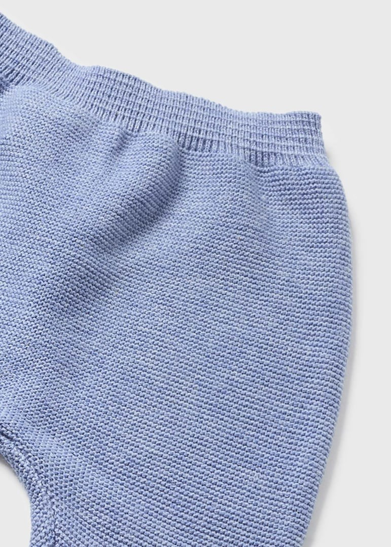Conjunto 2 piezas tricot de algodón sostenible rayas para recién nacido de Mayoral
