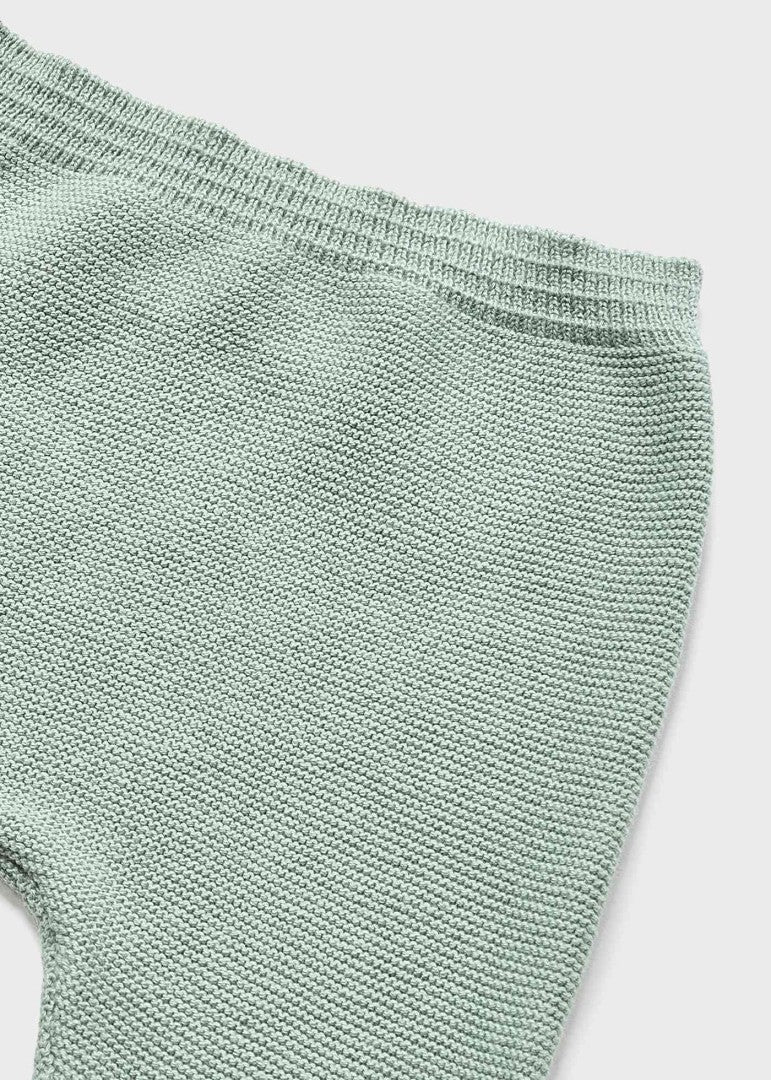 Conjunto 2 piezas tricot de algodón sostenible rayas para recién nacido de Mayoral