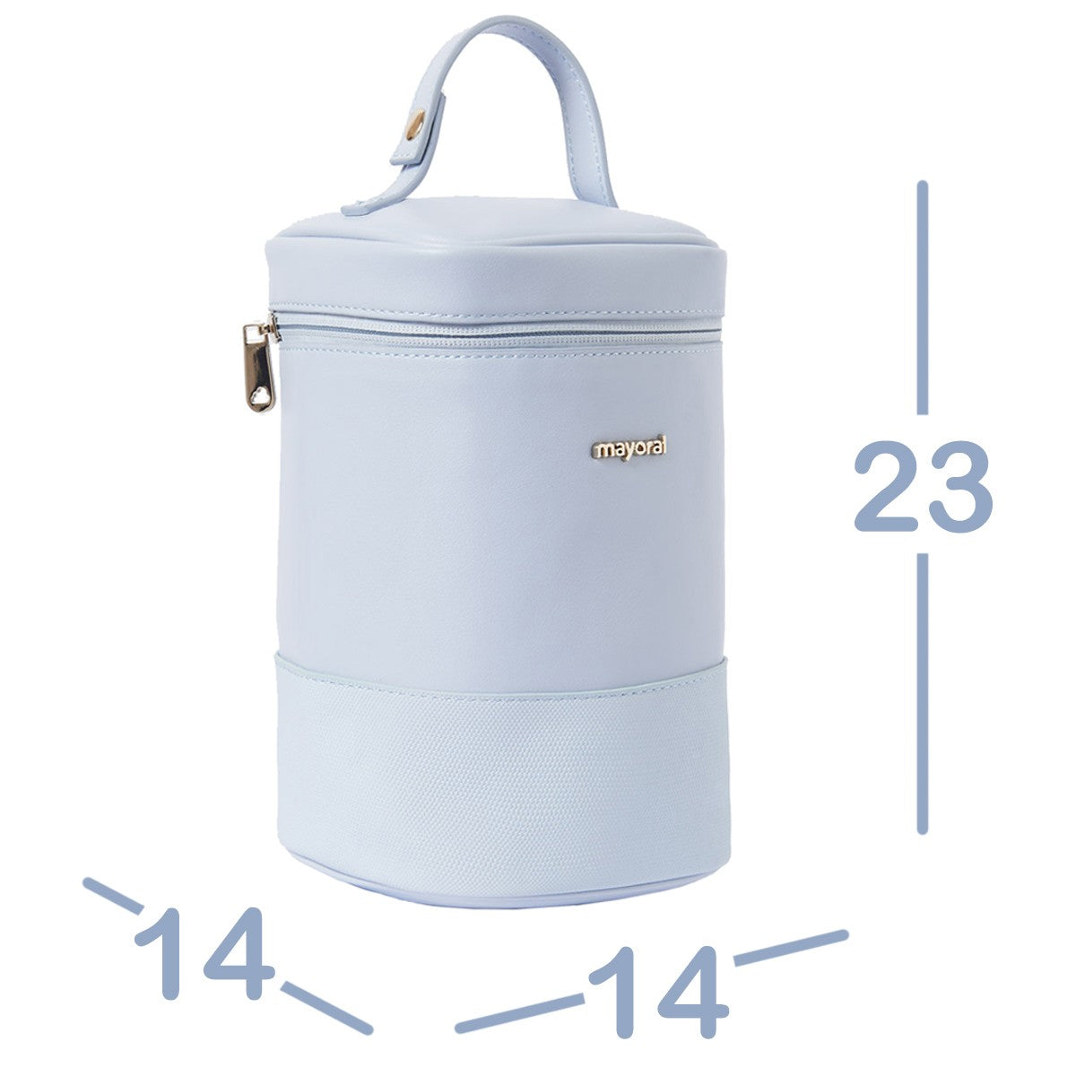 Mayoral - Nevera pequeña bebé para Caliente y Frio - compacta con Interior Forro térmico - con asa Corta para colgado