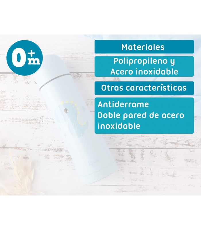Termo para líquidos 500ml Conejito/Dino de Kiokids