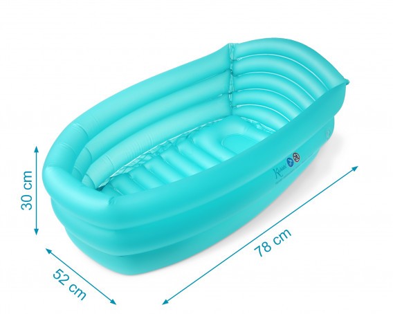 Bañera infantil hinchable de Kiokids