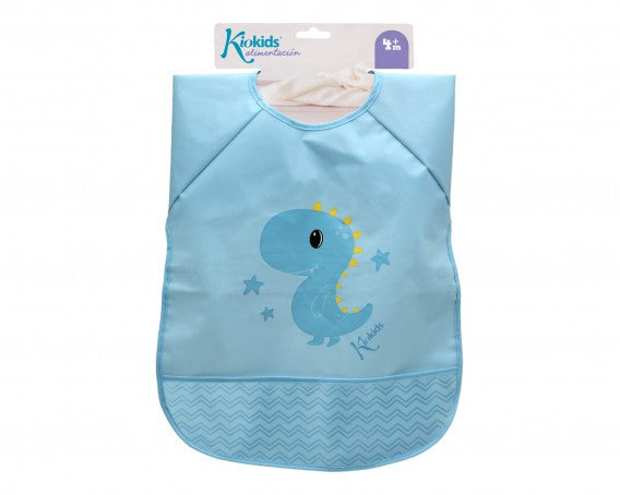 Babero impermeable con mangas Conejito/Dino de Kiokids