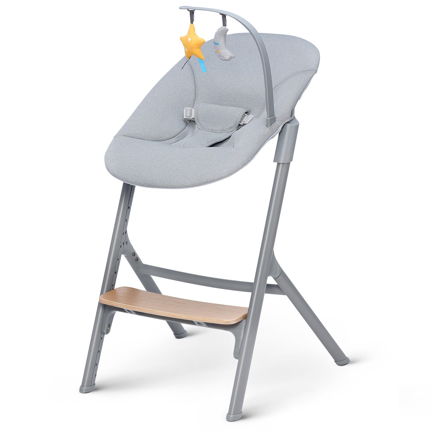 Cadeira alta para bebê + rede Livy Calmee da Kinderkraft