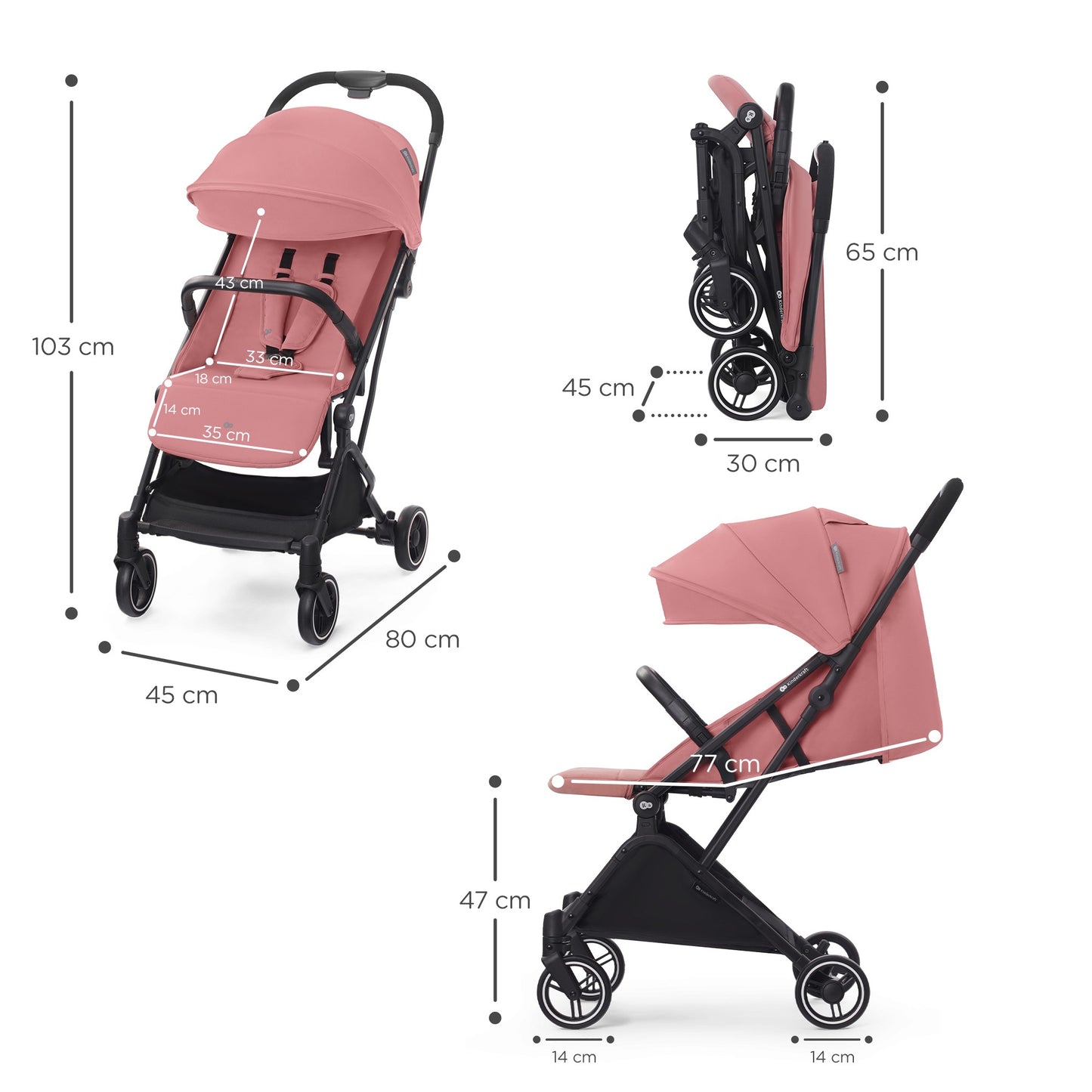 Silla de paseo INDY 2 de Kinderkraft