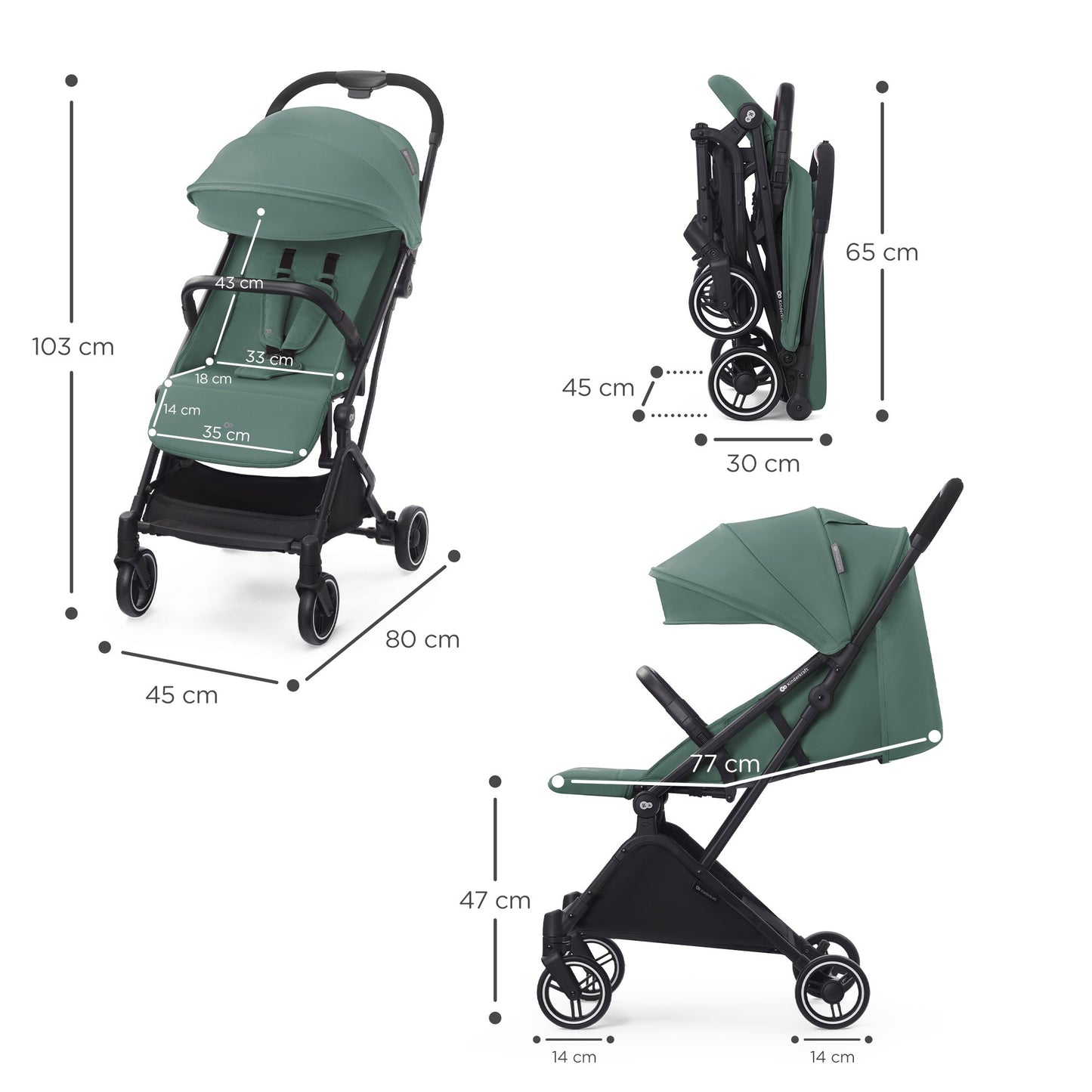 Silla de paseo INDY 2 de Kinderkraft