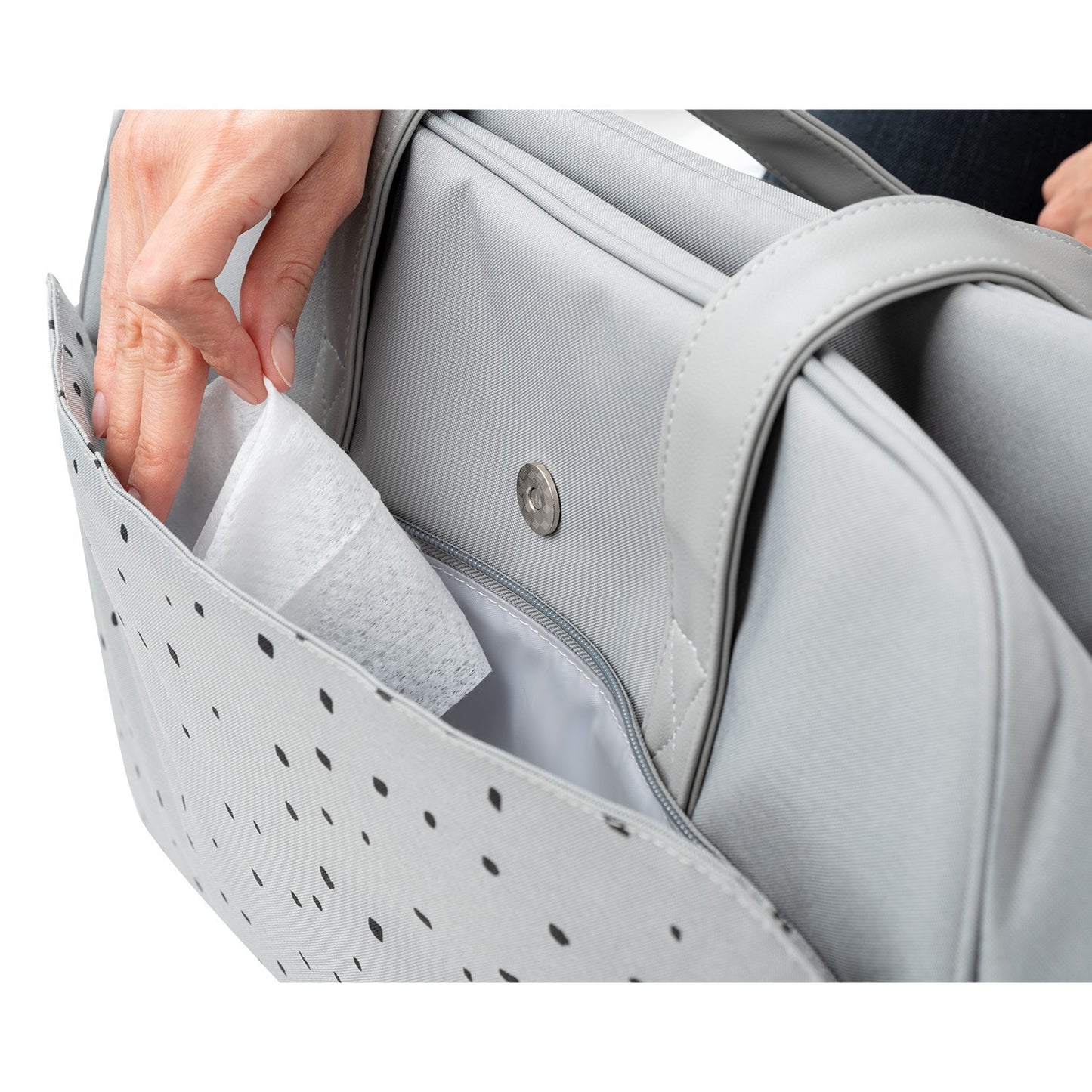 Bolso Maternal Chelsea Lunares de Kikkaboo