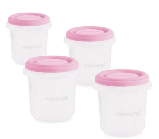 Juego 4 de contenedores herméticos de Miniland