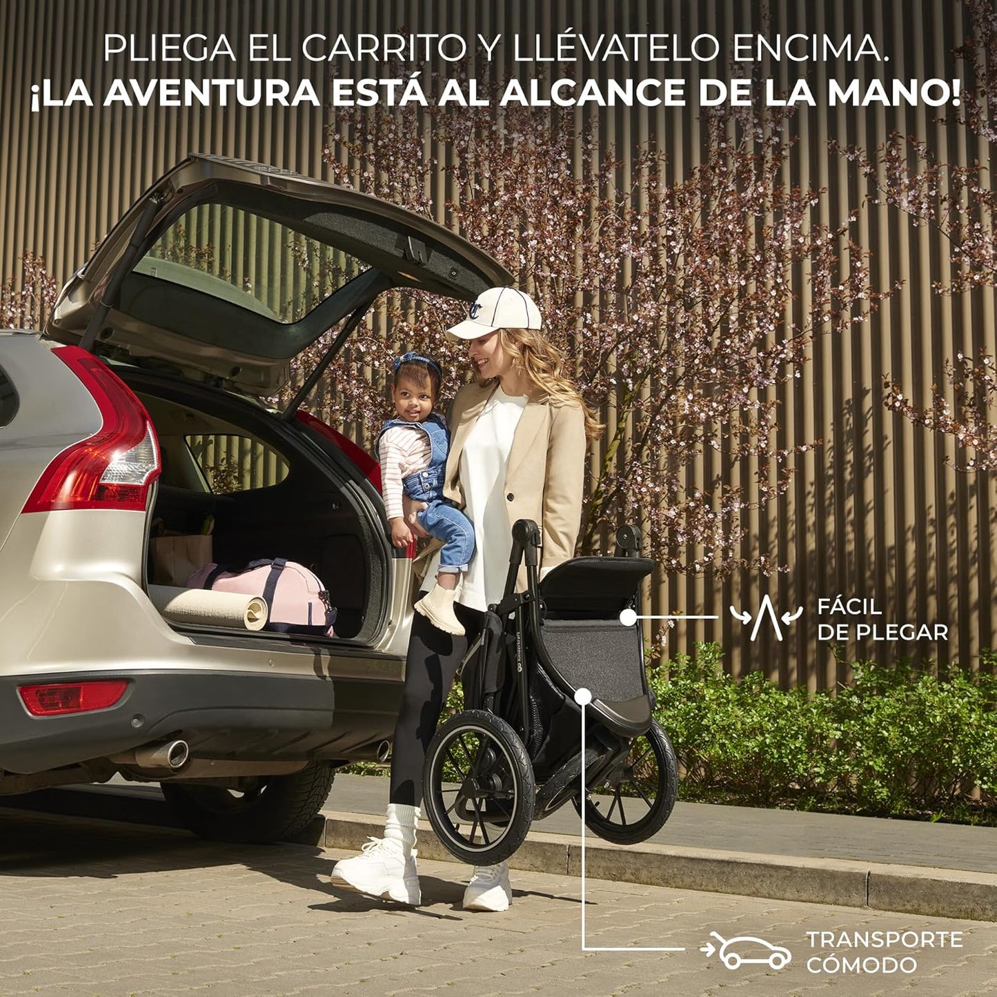 Helsi2 Silla de paseo 3 ruedas para correr de Kinderkraft