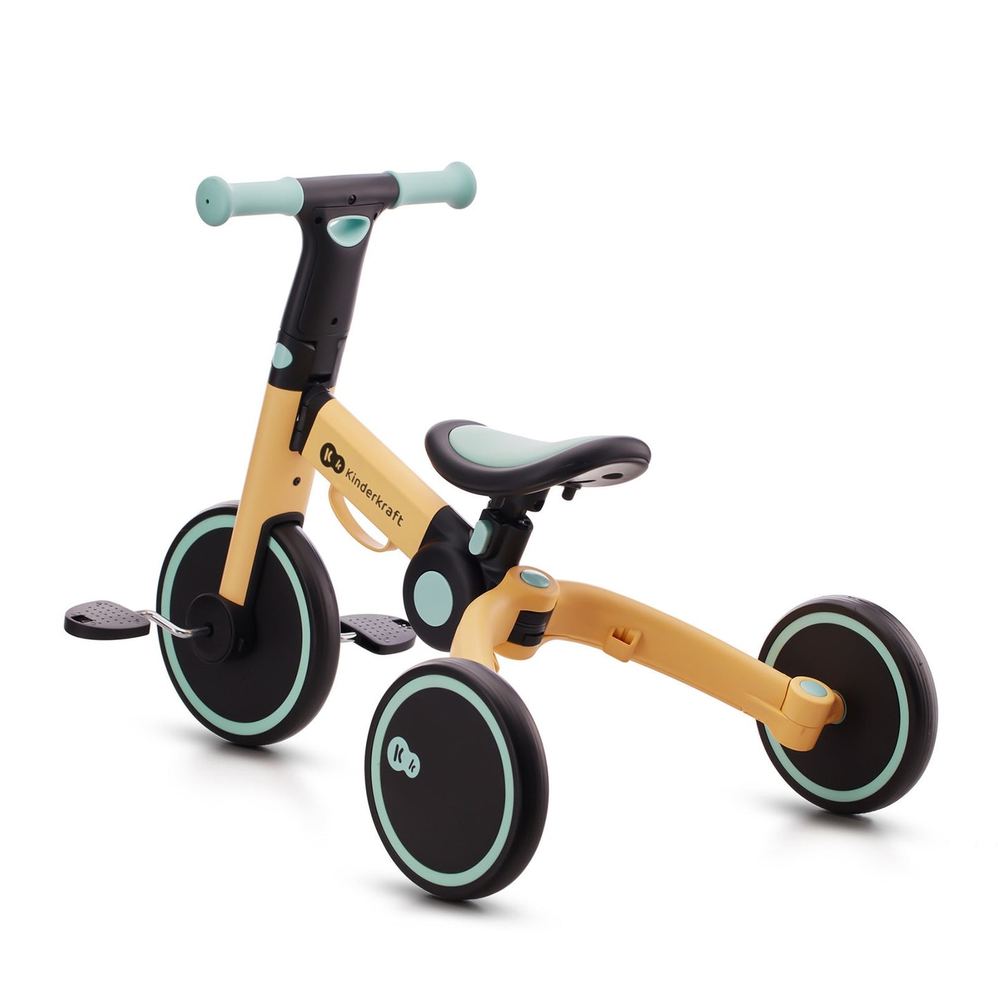 Triciclo de bicicleta evolutiva dobrável Kinderkraft 4Trike