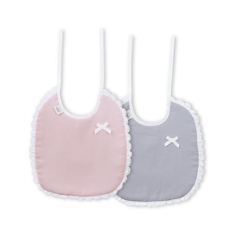 Pacote de 2 babadores com laço Interbaby