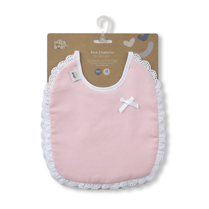Pack 2 baberos lacito de Interbaby