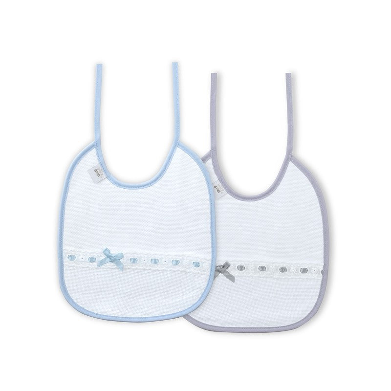 Pack 2 baberos cinta lazo de Interbaby