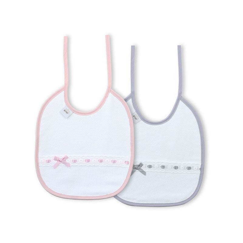 Pack 2 baberos cinta lazo de Interbaby