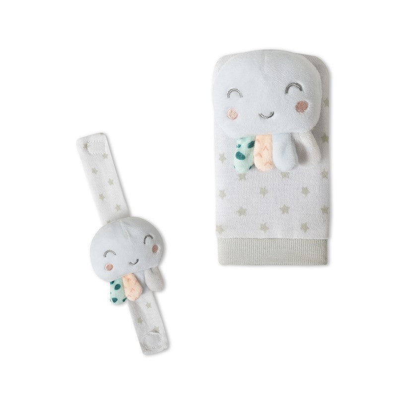 Set sonajeros para manos y pies divertidos animalitos de Interbaby
