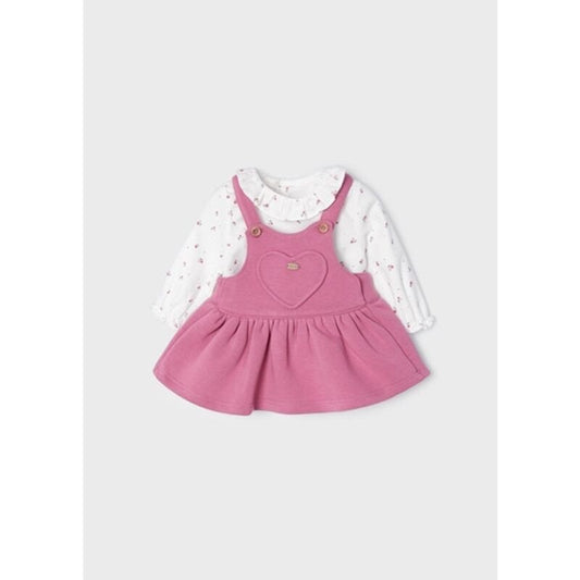 Conjunto Macacão Saia e Blusa Coração 2816 Mayoral