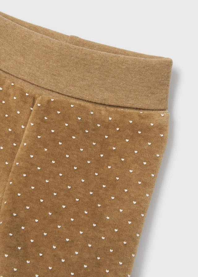 Conjunto de polainas para bebê com chapéu 2502 da Mayoral