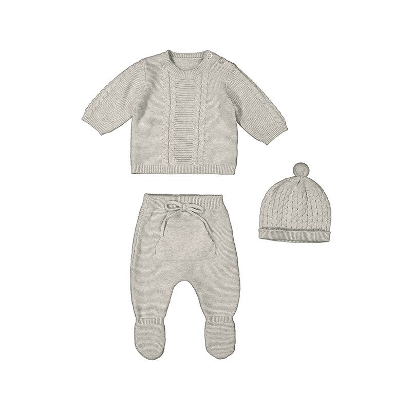 Conjunto polaina e gorro em malha 2507 Mayoral