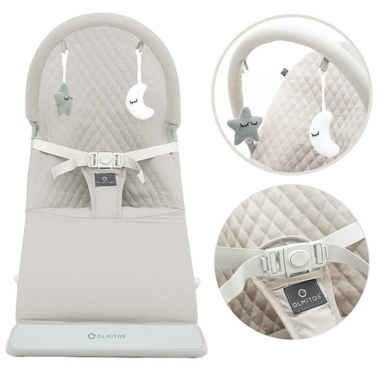 Olmitos - Rede multifuncional para bebês: balanço natural e 2 posições reclinadas