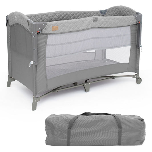 Berço de viagem co-sleeping 3 em 1 Olmitos, cercadinho e berço clássico - dobrável em duas alturas